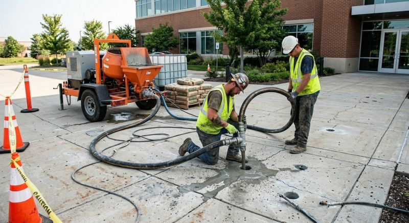 Residential Concrete Leveling Service