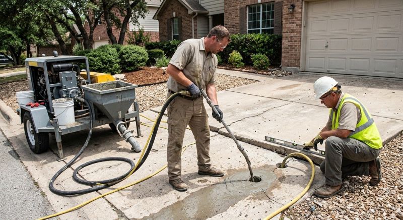 Residential Concrete Leveling Service