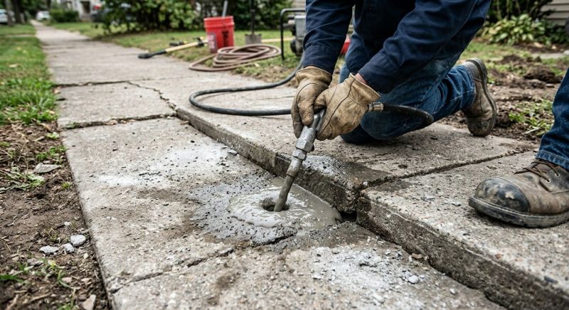 Sunken Sidewalk Repair in Tampa, FL